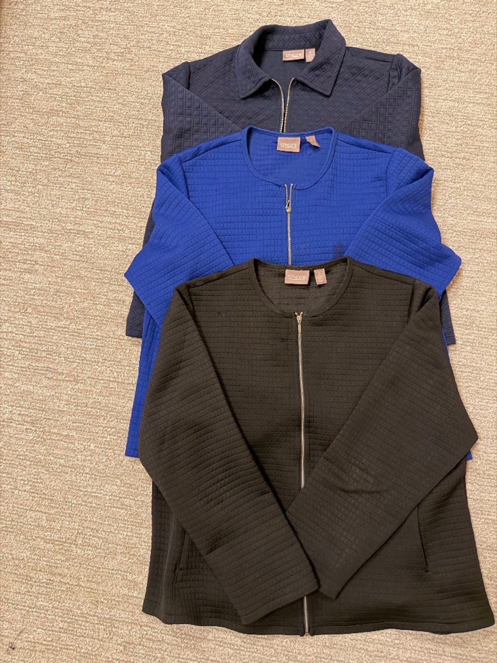 Set of 3 Chico jackets Size 3